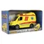 TEDDIES Auto ambulancia 20 cm / Zotrvačník / Svetlo a zvuk / od 3 rokov