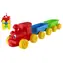 TEDDIES Vlak s 2 vagónmi / Model vláčika / plast / dĺžka 60 cm / od 18 mesiacov