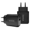 TESLA Power Charger T220 čierna / Nabíjačka / duálna / 25 W / PD 3.0 / PPS