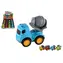 TEDDIES Stavebné auto / Autíčko na zotrvačník / plast / 9 cm / 4 druhy