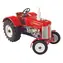KOVAP Traktor Zetor 50 Super červená / Kov / Pohon na kľúčik / 1:25 / Od 3 rokov