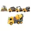 TEDDIES Stavebné auto / Autíčko na zotrvačník / 3 druhy / 12 ks v boxe / 10 cm / od 3 rokov