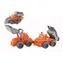 TEDDIES Stavebné stroje 2 ks / Auto nakladač a auto s korbou / plast / voľný chod / 12m +