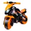 TEDDIES Odrážadlo Motorka oranžovo-čierna / Plast / nosnosť 20 kg / od 2 rokov