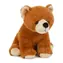 TEDDIES Plyšový medveď sediaci 13x19 cm hnedý / plnený guličkami / od 0 mesiacov / Plyš
