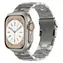 X-SITE Titan strieborná / Remienok pre Apple Watch / 42/44/45/49 mm