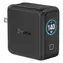 BMX GaNsta 140W čierna / Cestovná nabíjačka / GaN / LCD displej / 2x USB-C 140W / 1x USB-C 65W / 1x USB-A 22,5W
