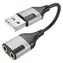 Borofone BV19 čierna / Externá zvuková karta / USB / 2x Jack 3.5mm