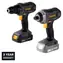 GRUNDER CDL1218CWL1218E / Sada aku náradia / 18V / Brushless / 2Ah