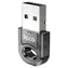 Hoco UA28 čierna / Bluetooth adaptér / Bluetooth 5.1 / USB-A
