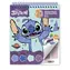 CYP BRAND Blok omaľovánok Lilo a Stitch / 20 omaľovánok / 6 farieb + štetec / Špirálová väzba