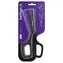 Berlingo DoubleBlack čierna / Nožnice / 17,5 cm / teflónové čepele / ergonomický úchop