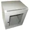Xtendlan Skriňa 10" 9U 280×350 mm sivá / Nástenný rozvádzač / presklené dvere