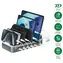 4smarts Team 100W šedá / Nabíjacia stanica / 5x USB-C / 1x USB-A / sada káblov