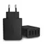 Ansmann HC430 čierna / Sieťová nabíjačka / 4X USB-A / 30W