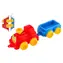TEDDIES Vláčik s vagónikom / Model vláčika / plast / 41 cm / 2 farby / 12m +