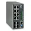 LevelOne IGU-1271 TURING / Priemyselný switch / 8x GE / 4X SFP / Managed L3 Lite / DIN lišta