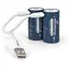 MediaRange nabíjací USB-C Li- ION batéria Baby C / 3000 mAh / 1,5 V / 2 ks