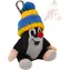 MORAVSKÁ ÚSTREDŇA Krtko s karabínou sediaci modrý čiapka / Plyšová kľúčenka / 9 cm / voľne / od 3 rokov