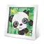 WIKY Diamantové maľovanie Panda / Kreatívna súprava / 17,5 cm / od 6 rokov