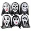 Maska duch so šatkou Halloween / Maska / textil / 6 druhov / od 3 rokov