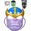 Hasbro MARVEL Maska hrdinu / 15 x 18 cm / Hulk, Spiderman, Black Panther, Thanos / od 3 rokov