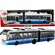 SPARKYS Kĺbový autobus CITY SERVICE CAR modrý / 1:16 / Zotrvačník / Zvukové efekty