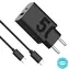 Motorola TurboPower 50W čierna / Nabíjačka do siete / USB-C / Power Delivery / Quick Charge 3.0 / kábel USB-C na USB-C