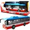 SPARKYS Autobus na zotrvačník červený / Svetlo a zvuk / Plast / 33 cm
