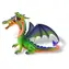 BULLYLAND 75596 Figúrka Drak dvojhlavý farebný / Plast / 9 cm