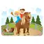 Prime 3D Prestieranie Farmapark Mrkva / 49,5 × 29,5 cm