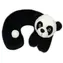 SPARKYS Plyšový záhlavník Panda 3D / plyš / od 3 rokov