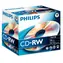Philips CD-RW 700MB / Optický disk / 4-12x / 80 min / Jewel case 10 ks