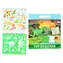 TEDDIES Kreatívny blok Dinosaurus 26 cm / Papier / So šablónami a nálepkami / 6+