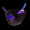 Guzzini Tiffany Chiller Bucket priesvitná biela / Chladiaca nádoba / akryl / 28 x 17,5 x 19 cm