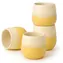 Goodwei Fuji Yellow / Sada keramických šálok / 4 ks / 200 ml