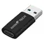 RhinoTech USB-C (F) - USB-A (M) čierna / Redukcia / USB 3.0 / OTG