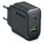 SBS Cestovný adaptér PD 65 W čierna / Cestovný adaptér / USB-A/USB-C
