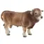 BULLYLAND Figúrka Alpský býk Peter 62624 / Plast / 8,3 cm