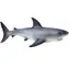 BULLYLAND Figúrka Žralok biely / Plast / 16,5 cm / od 3 rokov
