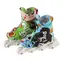 TEDDIES Prstové korčule / Skrutkovacie / Plast / 6 cm / Mix farieb / od 3 rokov