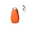Flextail Tiny Shower oranžová / Prenosná sprcha s čerpadlom / 20 l / USB-C