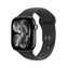 Apple Watch Series 11 GPS 42mm Klavírno čierne hliníkové telo - Čierny športový remienok S/M / 130-180 mm