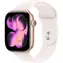 Apple Watch Series 11 GPS 42mm Ružovo zlaté hliníkové telo - Svetlo rumenný športový remienok S/M / 130-180 mm