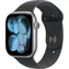 Apple Watch Series 11 GPS+Cellular 42mm Vesmírne šedé hliníkové telo - Čierny športový remienok S/M / 130-180 mm