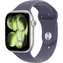 Apple Watch Series 11 GPS+Cellular 42mm Strieborné hliníkové telo - Hmlovo fialový športový remienok S/M / 130-180 mm