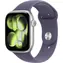 Apple Watch Series 11 GPS 46mm Strieborné hliníkové telo - Hmlovo fialový športový remienok S/M / 140-190 mm