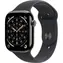 Apple Watch Series 11 GPS+Cellular 46mm Bridlicovo šedé titánové telo - Čierny športový remienok M/L / 160-210 mm
