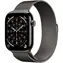 Apple Watch Series 11 GPS+Cellular 46mm Bridlicovo šedé titánové telo - Bridlicovo šedý milánsky ťah S/M / 130-180 mm
