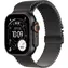 Apple Watch Ultra 3 (2025) GPS+Cellular 49mm Čierne titánové telo - Čierny titánový milánsky ťah (M) / 155-185mm 